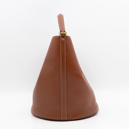 Celine 16 Bucket Bag Brown Smooth Leather
