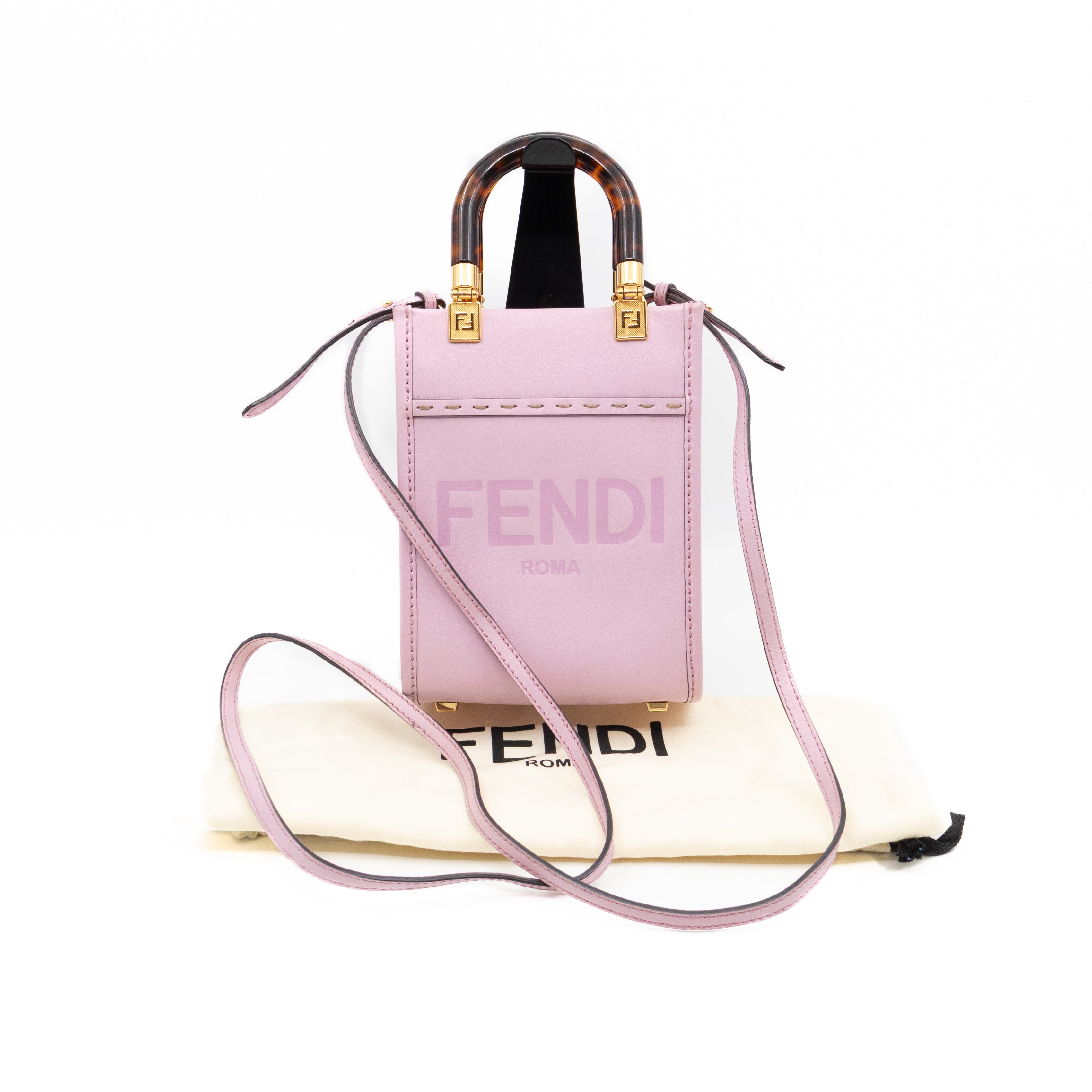 Sunshine Mini Pink Smooth Leather