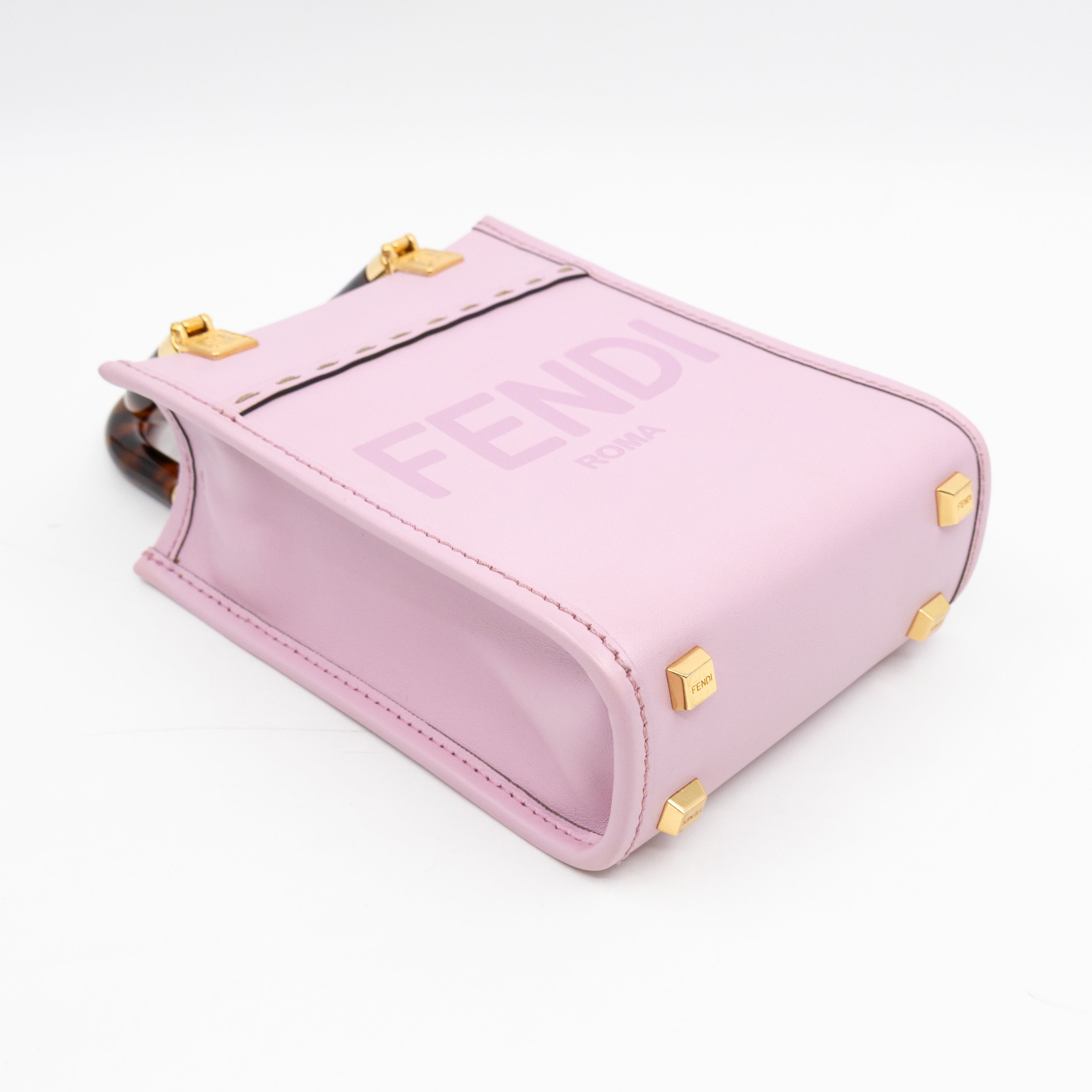 Sunshine Mini Pink Smooth Leather