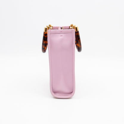 Sunshine Mini Pink Smooth Leather