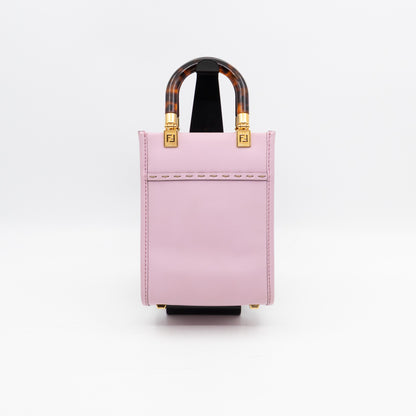 Sunshine Mini Pink Smooth Leather