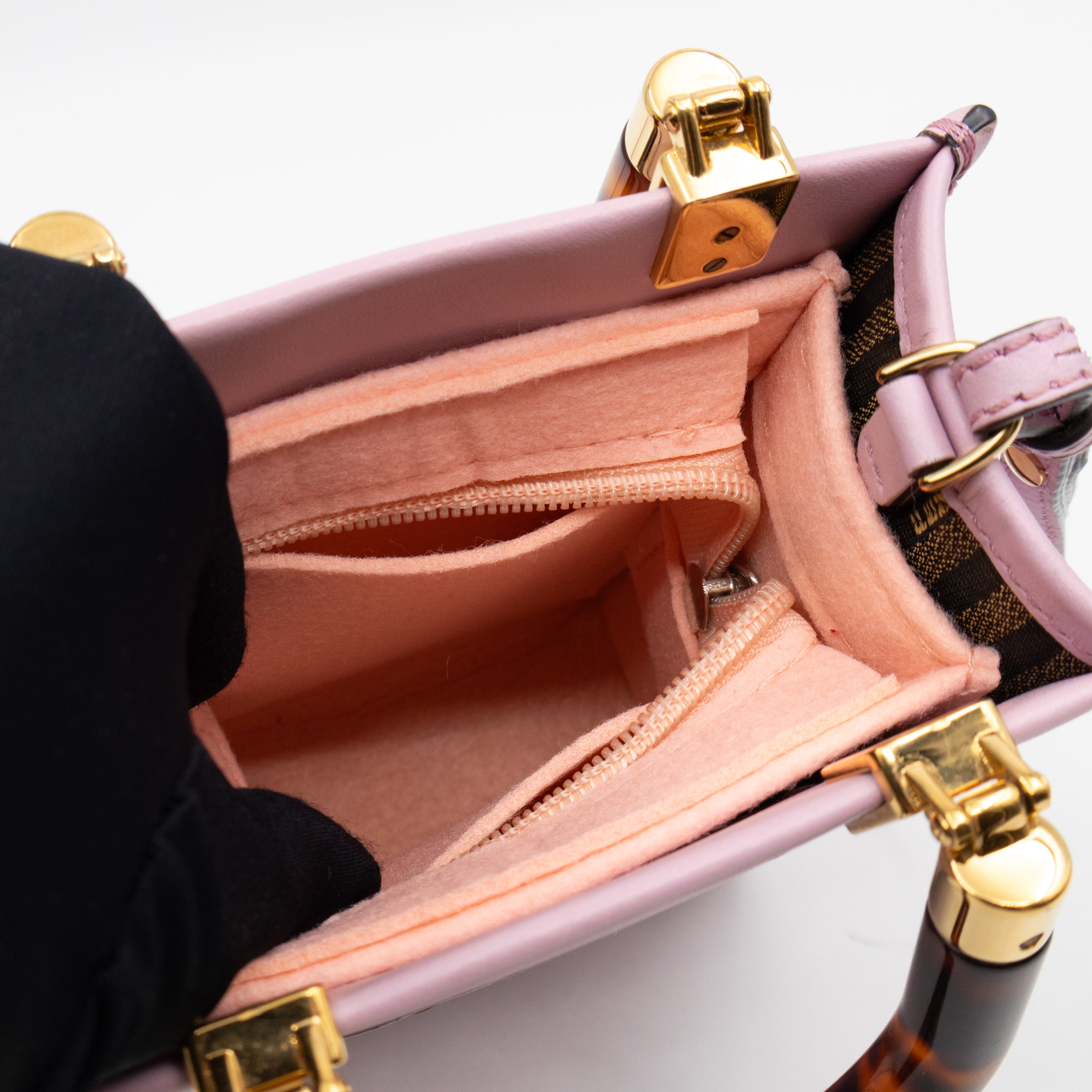 Sunshine Mini Pink Smooth Leather