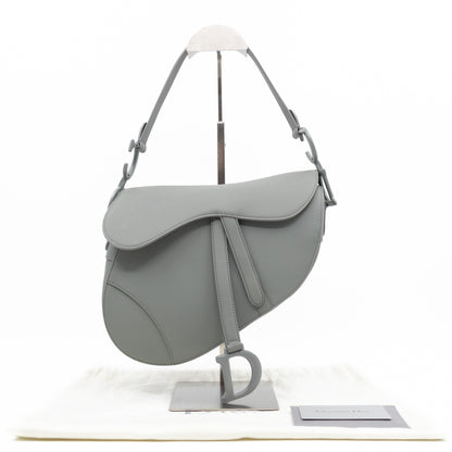 Saddle Bag Dior Grey Stone Ultra Matte Leather
