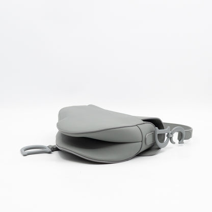 Saddle Bag Dior Grey Stone Ultra Matte Leather