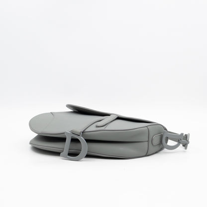 Saddle Bag Dior Grey Stone Ultra Matte Leather