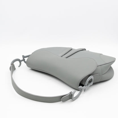 Saddle Bag Dior Grey Stone Ultra Matte Leather