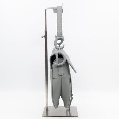 Saddle Bag Dior Grey Stone Ultra Matte Leather