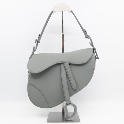 Saddle Bag Dior Grey Stone Ultra Matte Leather