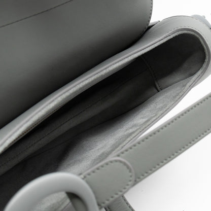 Saddle Bag Dior Grey Stone Ultra Matte Leather