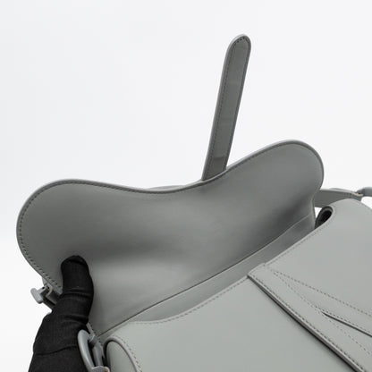 Saddle Bag Dior Grey Stone Ultra Matte Leather