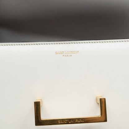 Lulu Small Shoulder Bag Black & White Leather