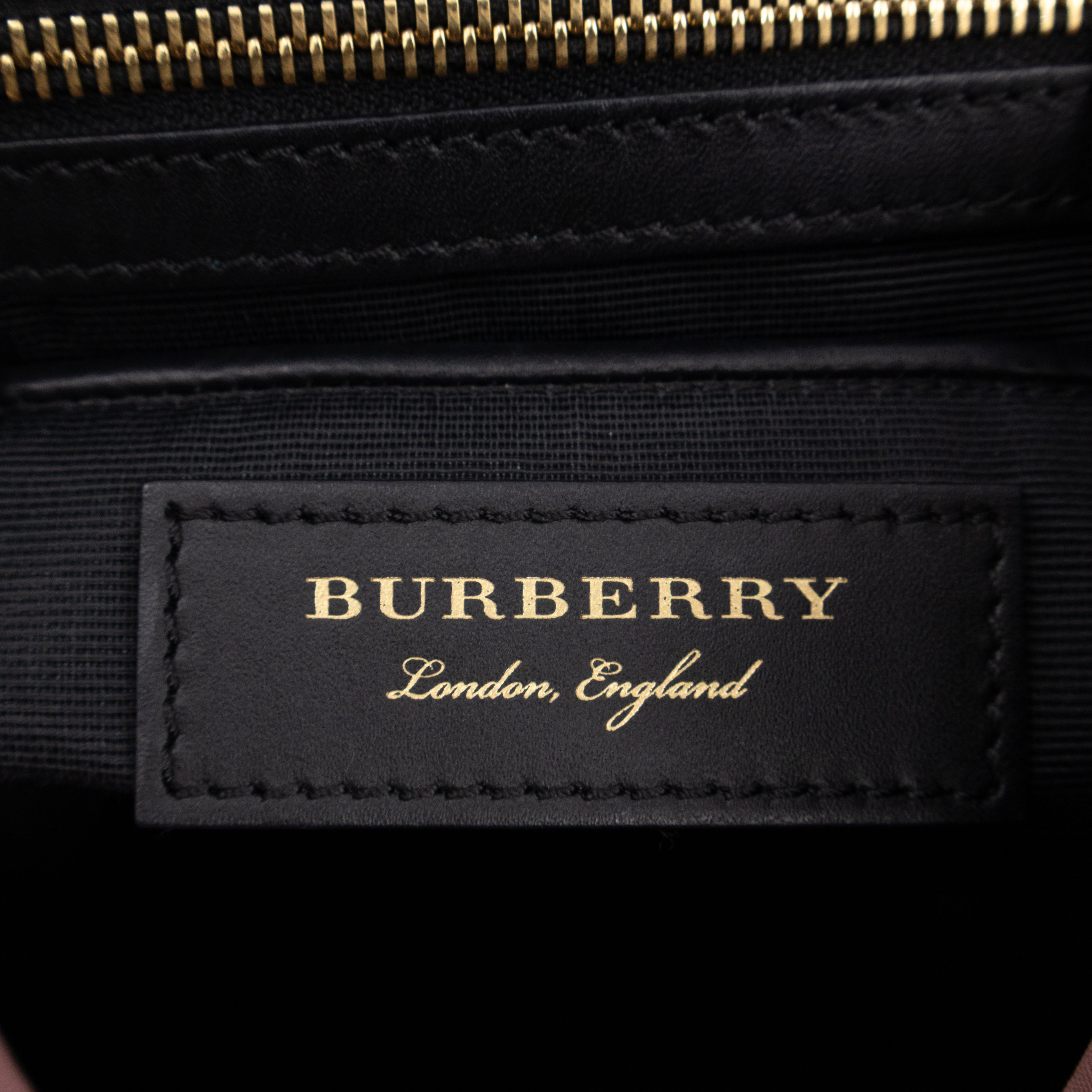 Rucksack Medium Backpack Pink Nylon Black Leather