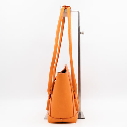 Arco Small Orange Grained Leather