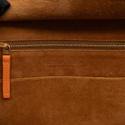Arco Small Orange Grained Leather
