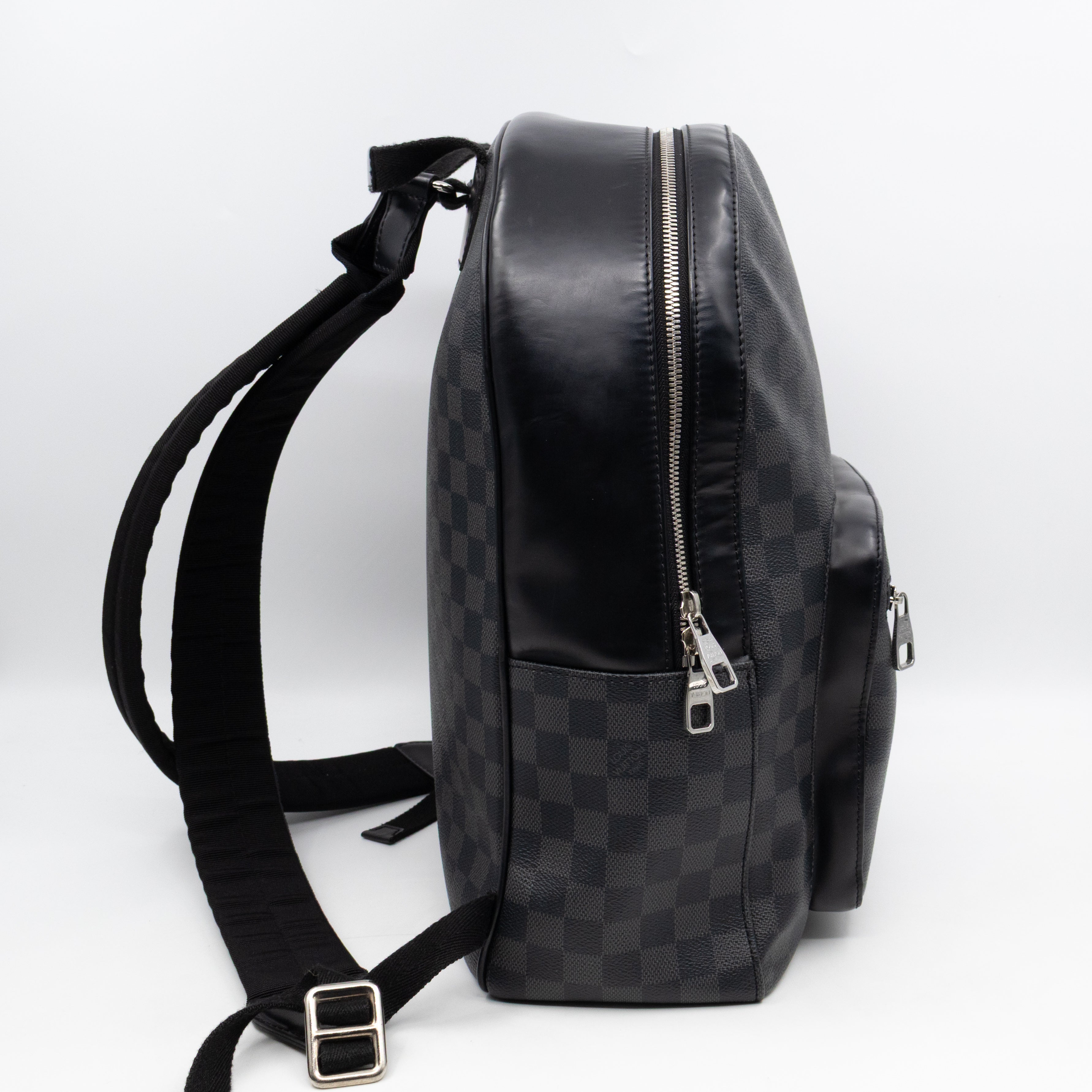 Josh Backpack Damier Graphite