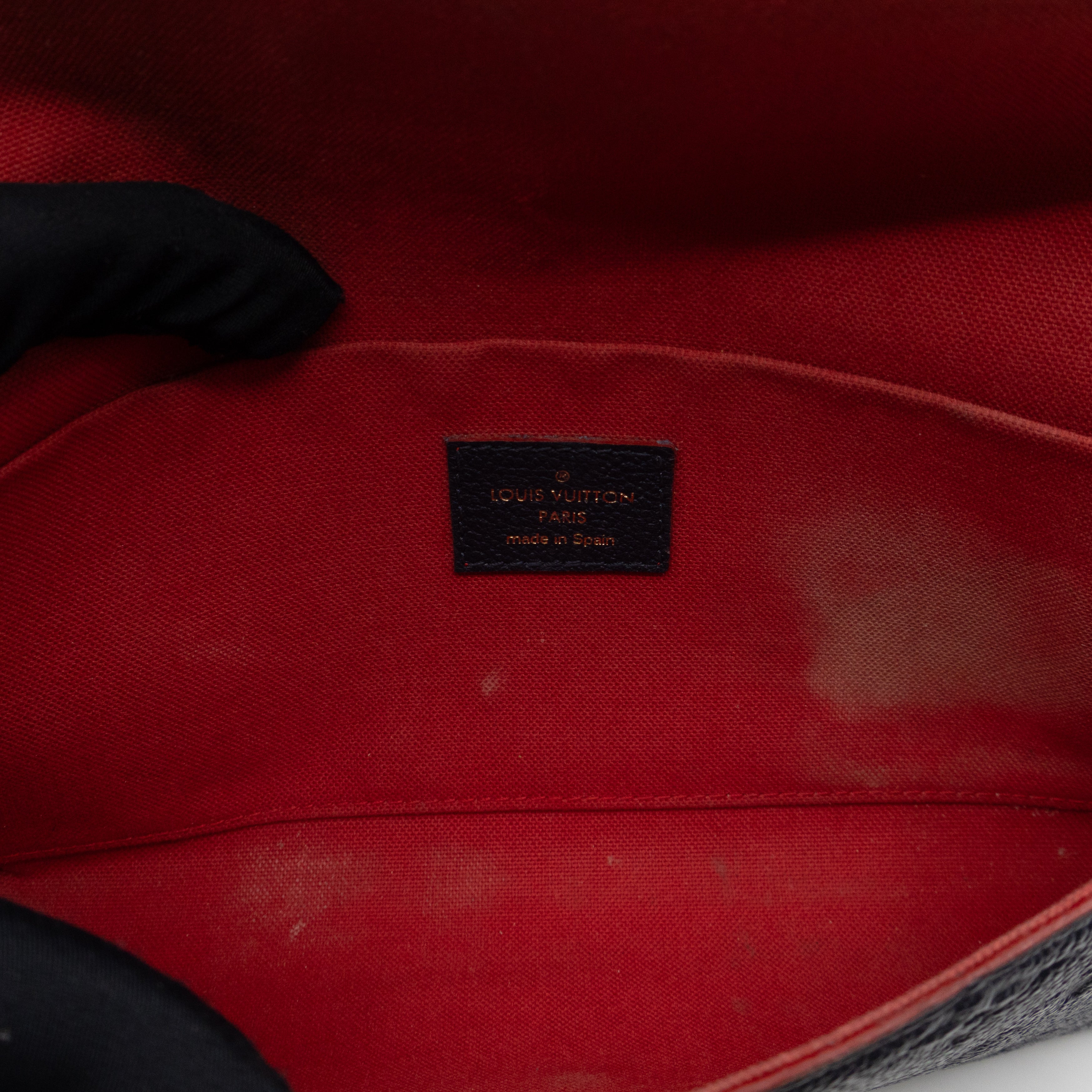 Pochette Felicie Navy Monogram Empreinte