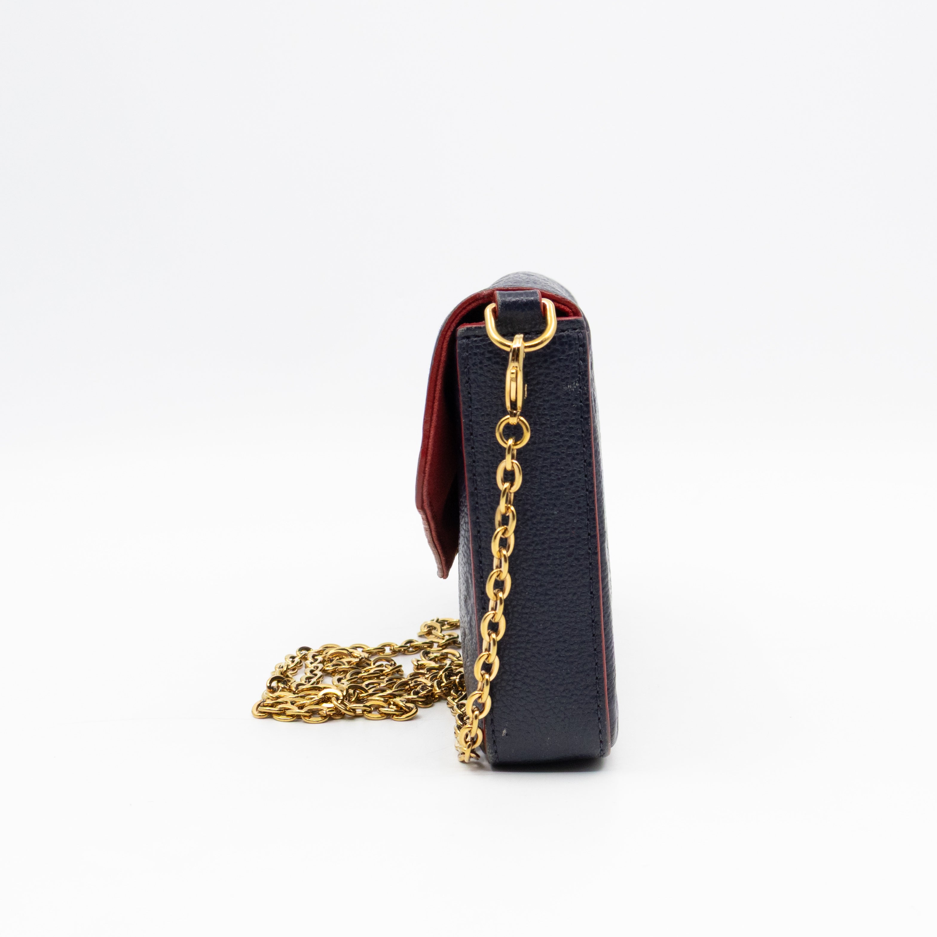 Pochette Felicie Navy Monogram Empreinte