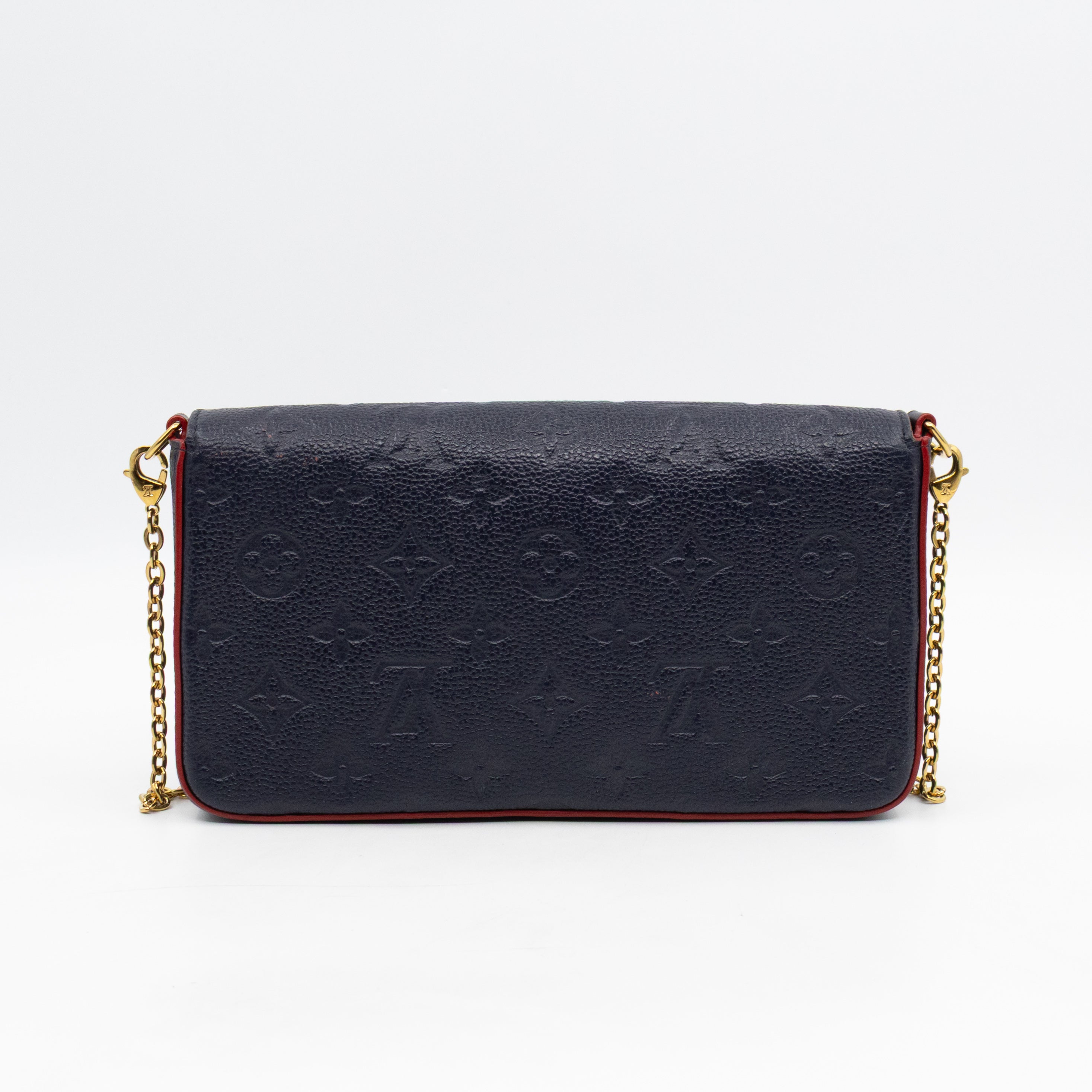 Pochette Felicie Navy Monogram Empreinte