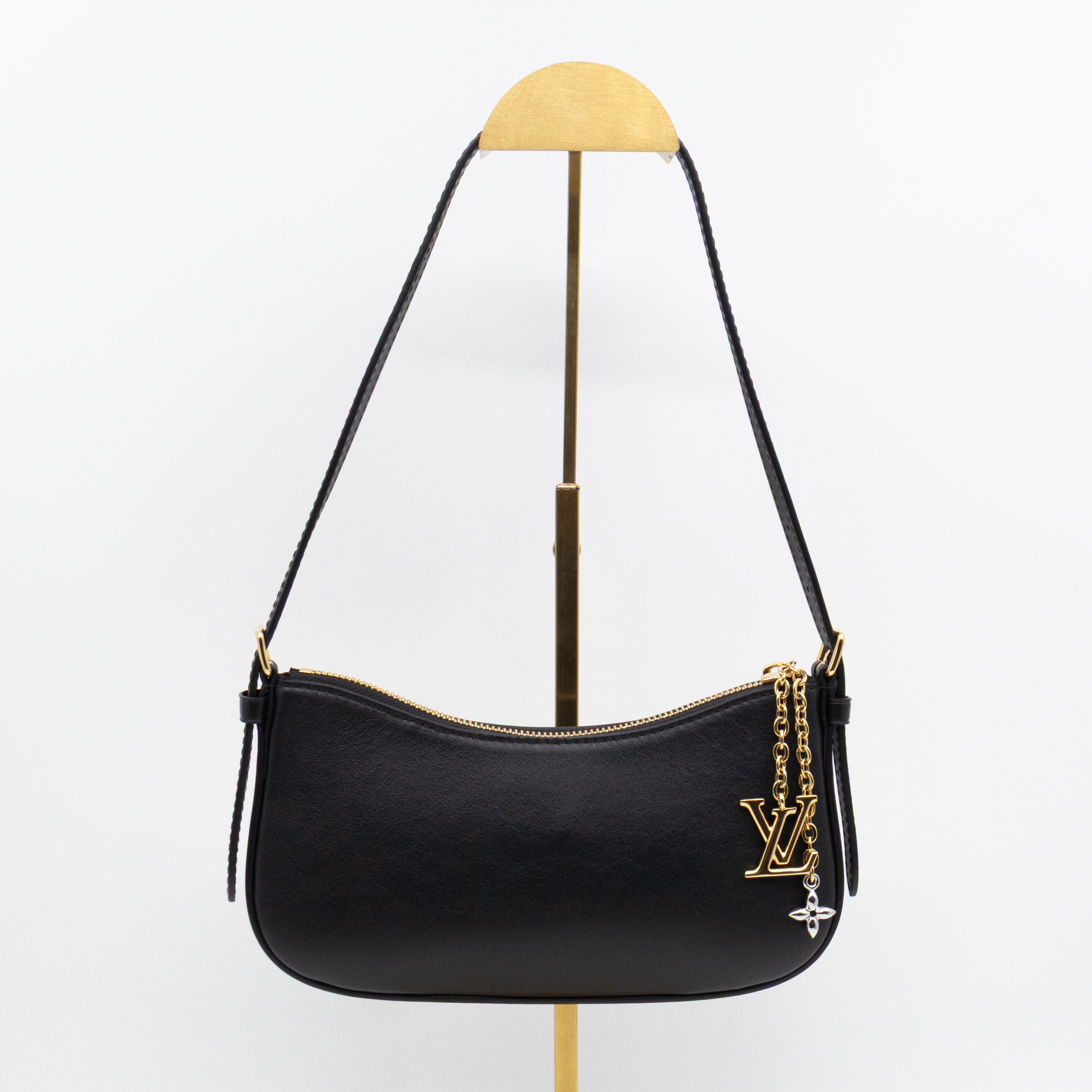 Pochette LV Bloom Black Leather