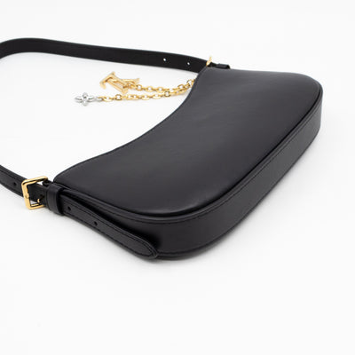 Pochette LV Bloom Black Leather