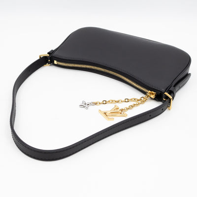 Pochette LV Bloom Black Leather