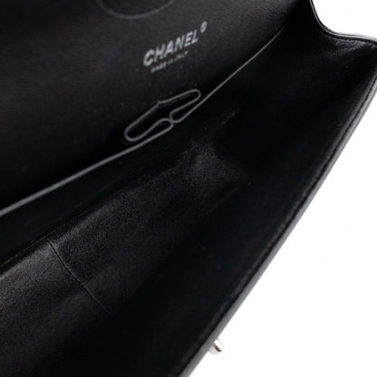 Classic Double Flap Jumbo Black Patent Leather