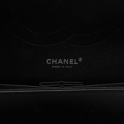 Classic Double Flap Jumbo Black Patent Leather