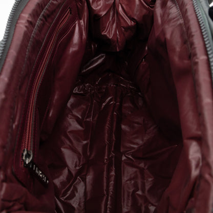 Coco Coon Bowler Bag Dark Green Quilted Nylon