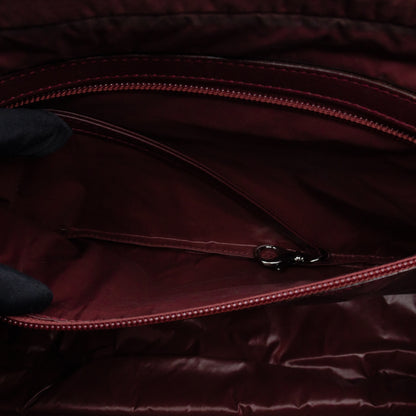 Coco Coon Bowler Bag Dark Green Quilted Nylon