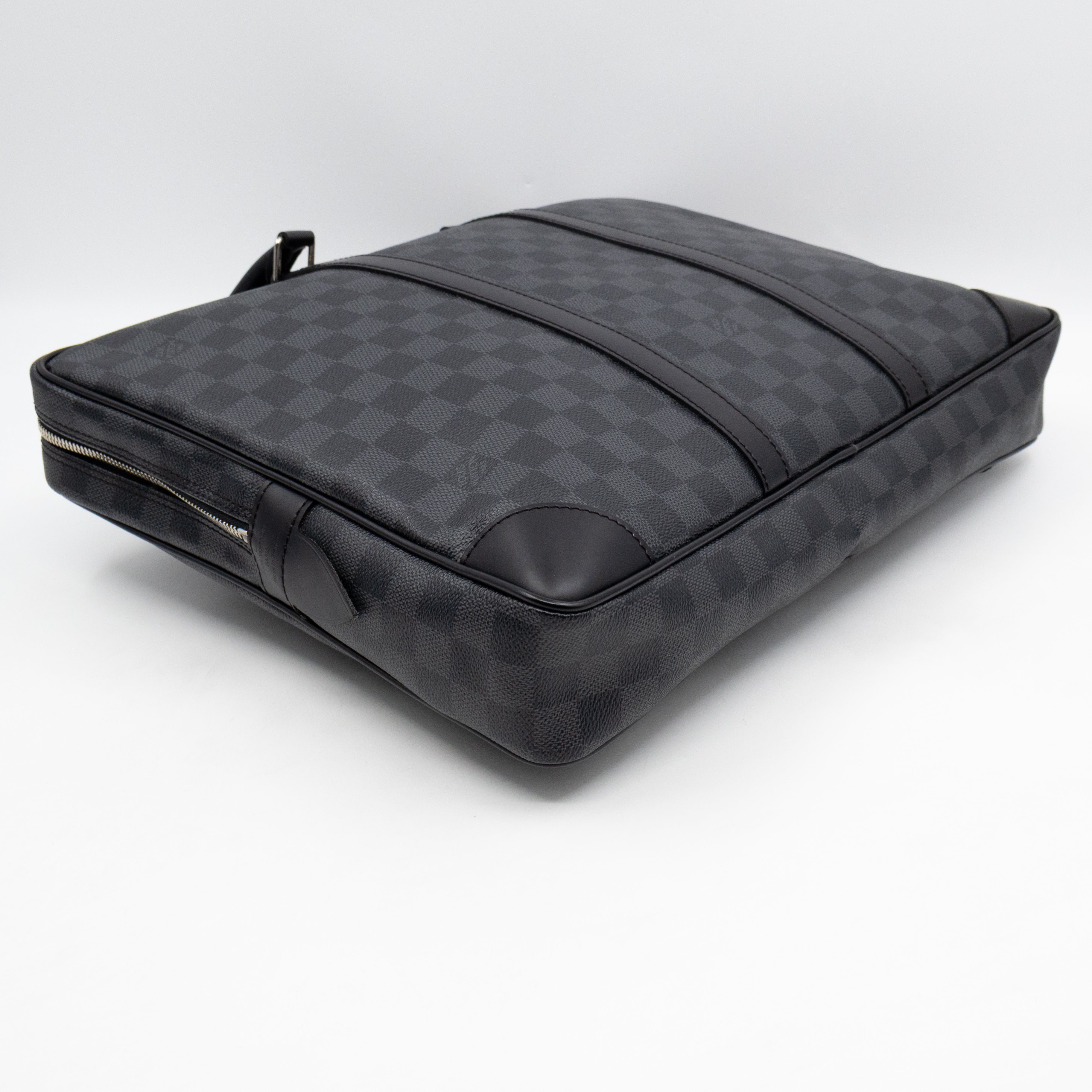 Porte Documents Voyage Damier Graphite