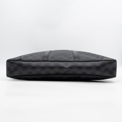 Porte Documents Voyage Damier Graphite