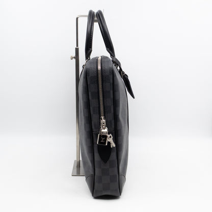 Porte Documents Voyage Damier Graphite