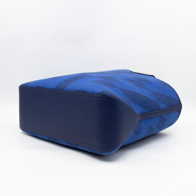 Cabas H en Biais 40 Tote Bag Bleu France