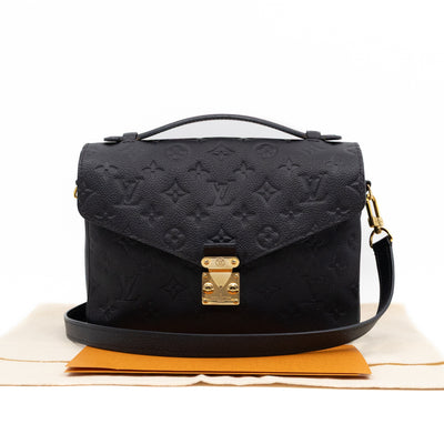 Pochette Metis Black Monogram Empreinte Leather