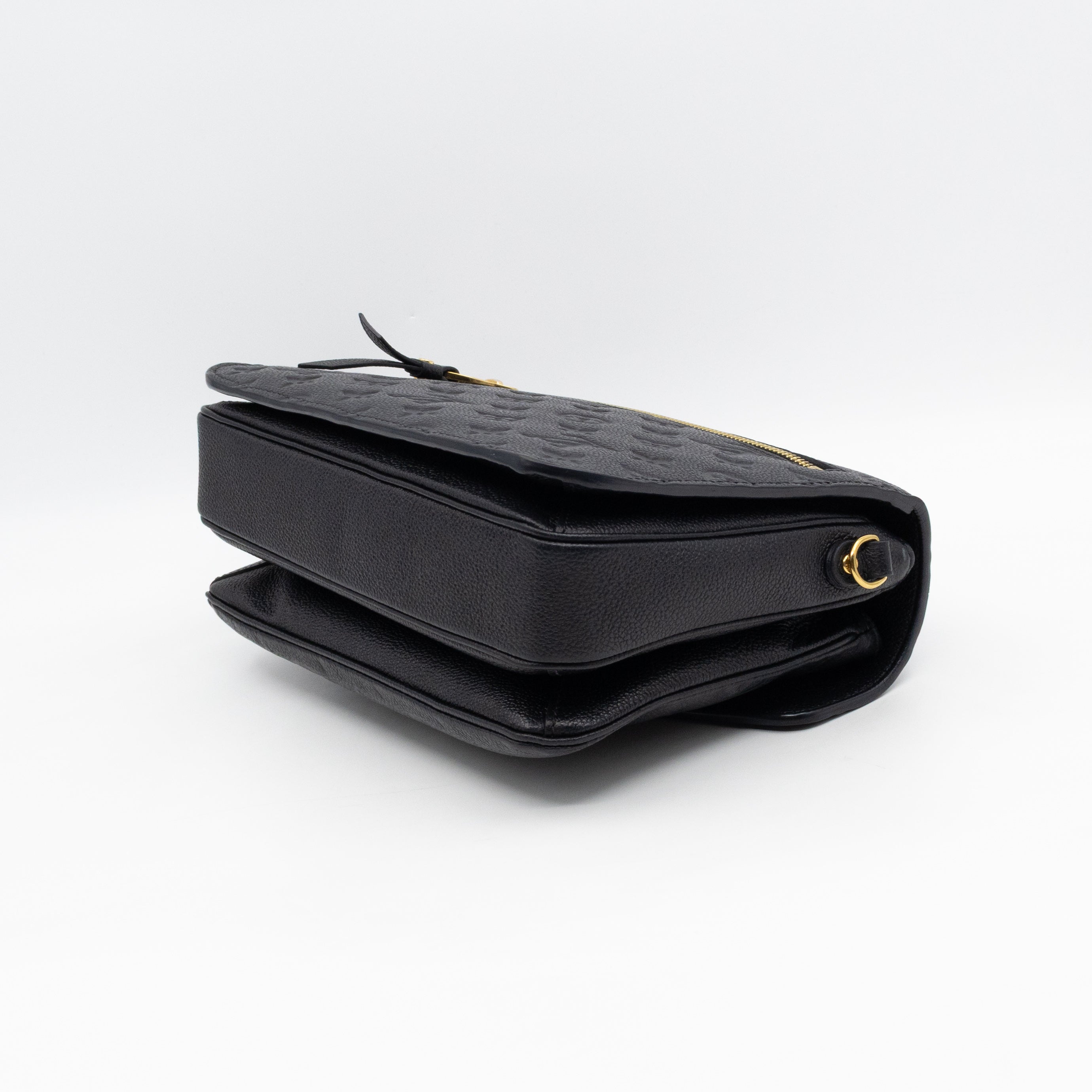 Pochette Metis Black Monogram Empreinte Leather