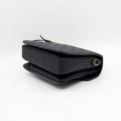 Pochette Metis Black Monogram Empreinte Leather