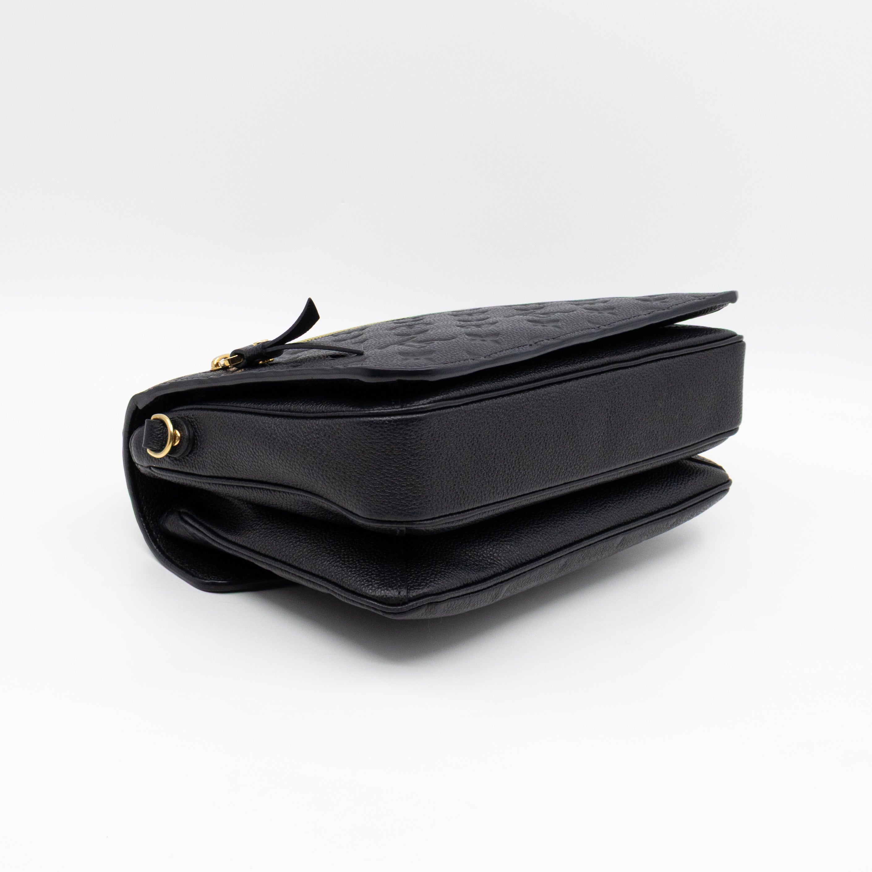 Pochette Metis Black Monogram Empreinte Leather