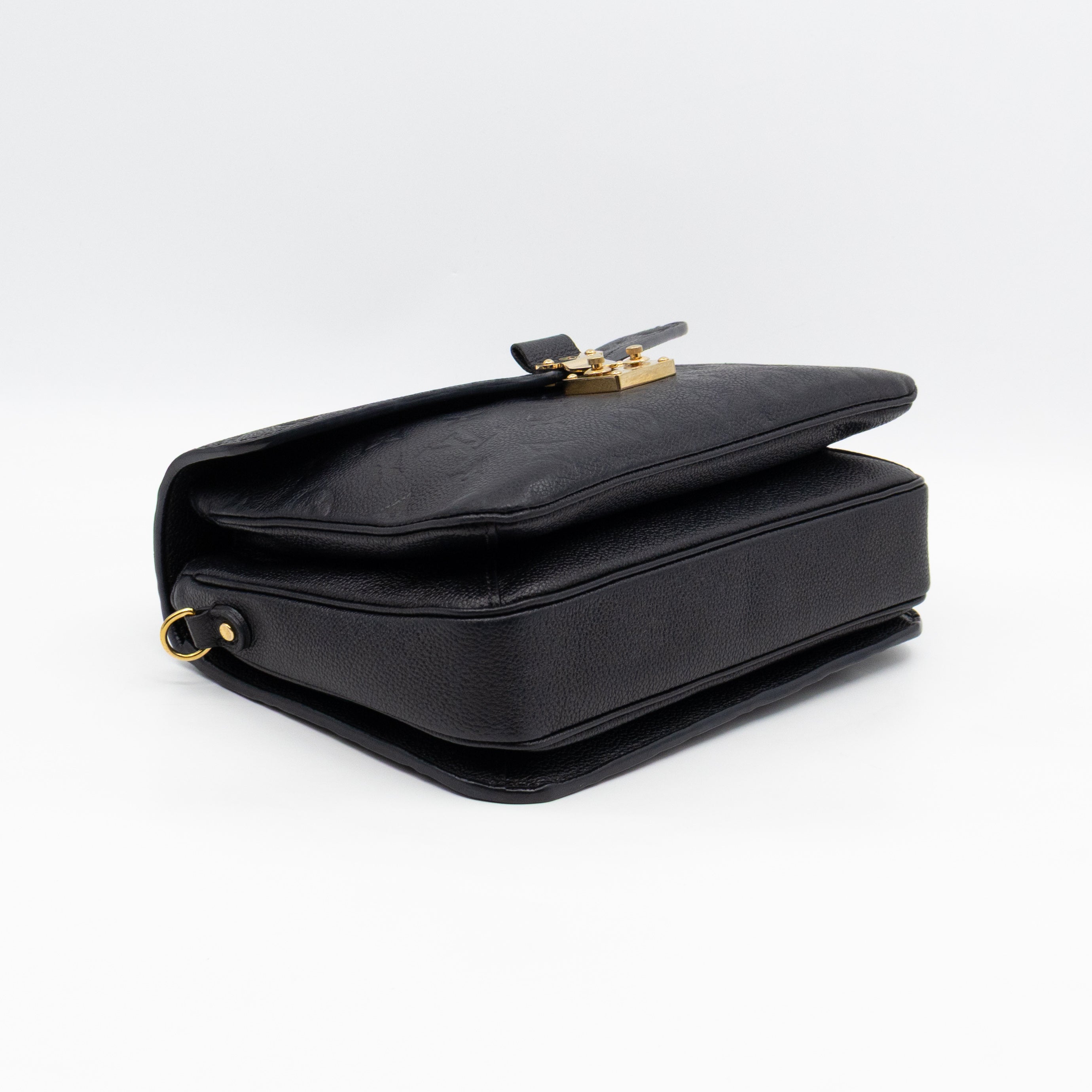 Pochette Metis Black Monogram Empreinte Leather
