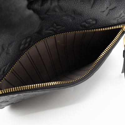Pochette Metis Black Monogram Empreinte Leather