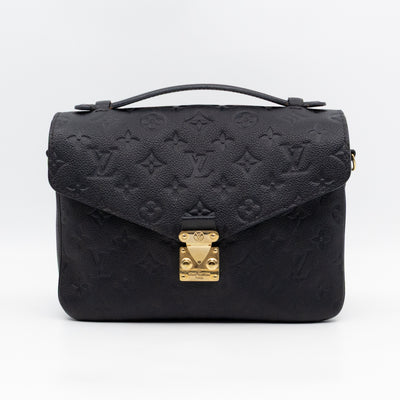 Pochette Metis Black Monogram Empreinte Leather