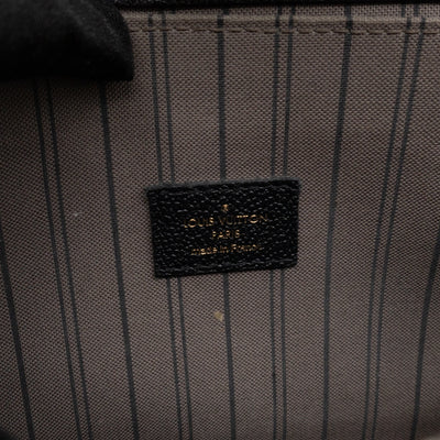 Pochette Metis Black Monogram Empreinte Leather