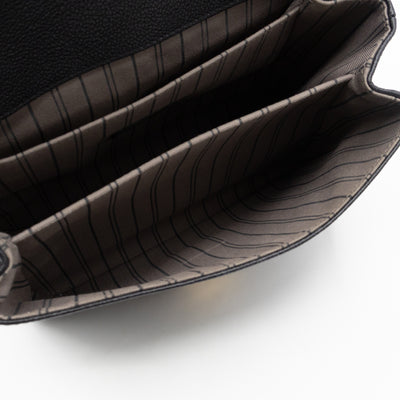 Pochette Metis Black Monogram Empreinte Leather