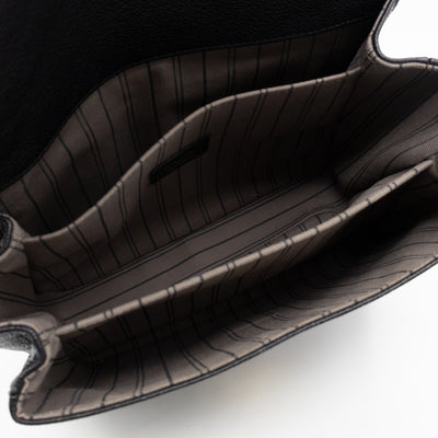 Pochette Metis Black Monogram Empreinte Leather