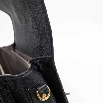 Pochette Metis Black Monogram Empreinte Leather