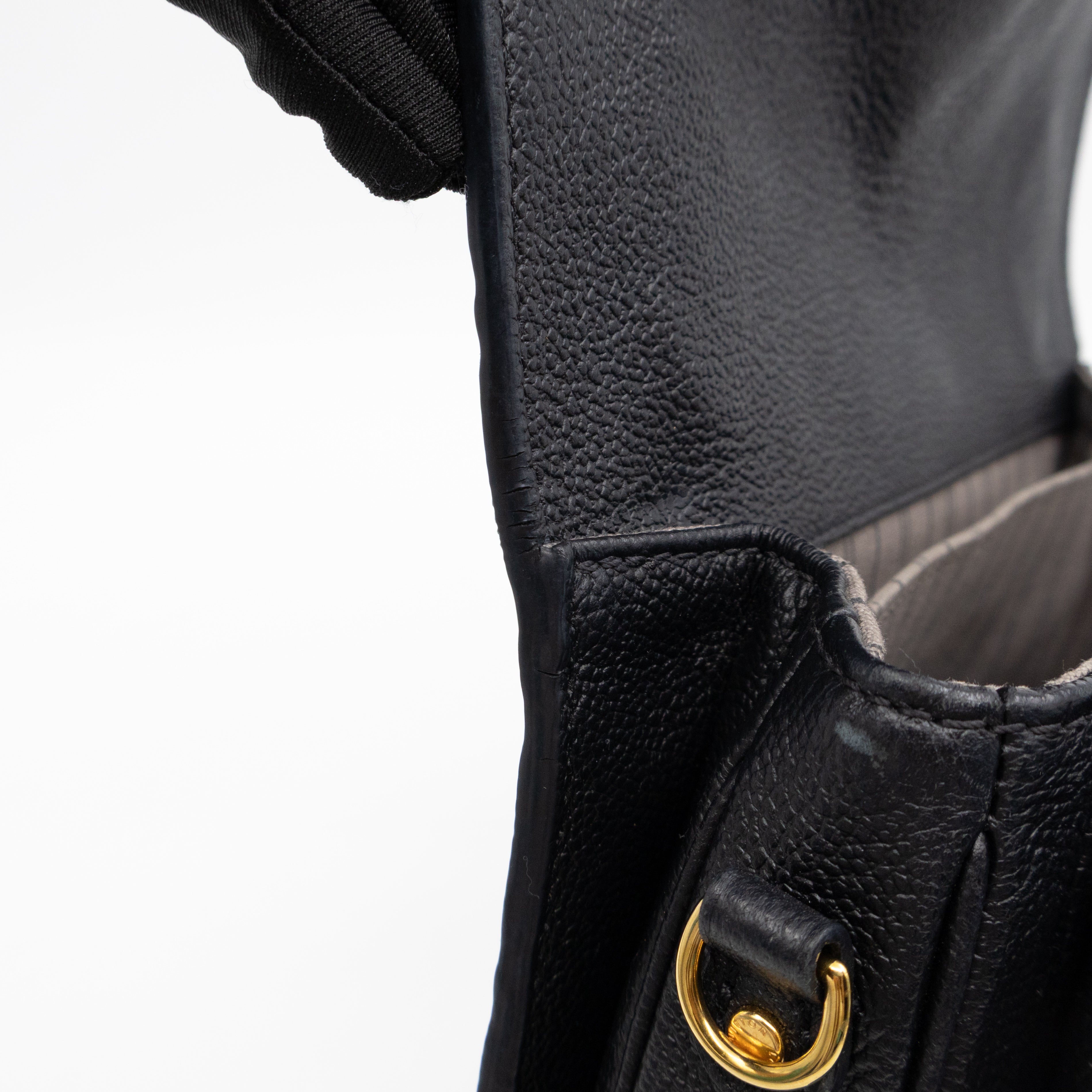 Pochette Metis Black Monogram Empreinte Leather