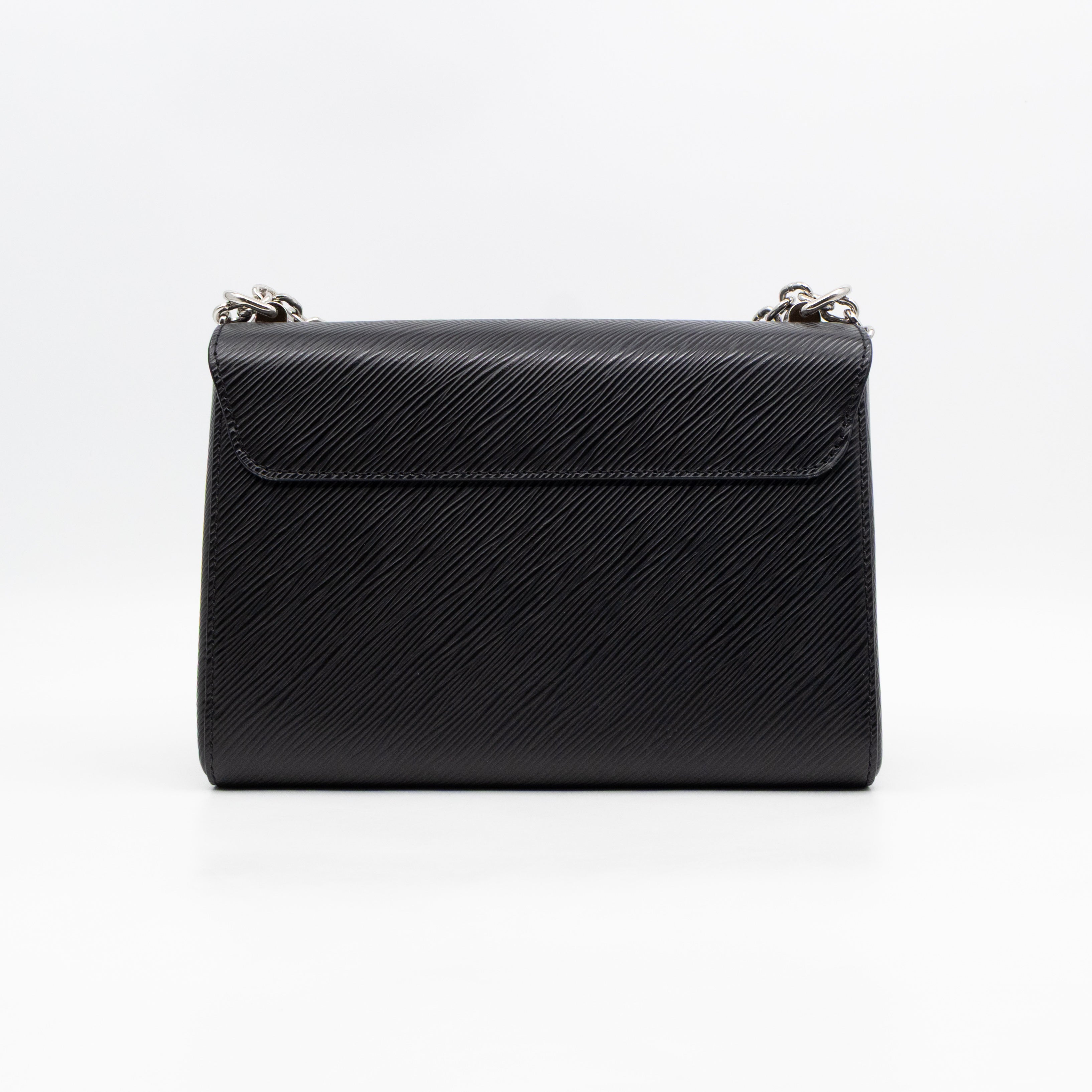 Twist MM Black Epi Leather Silver