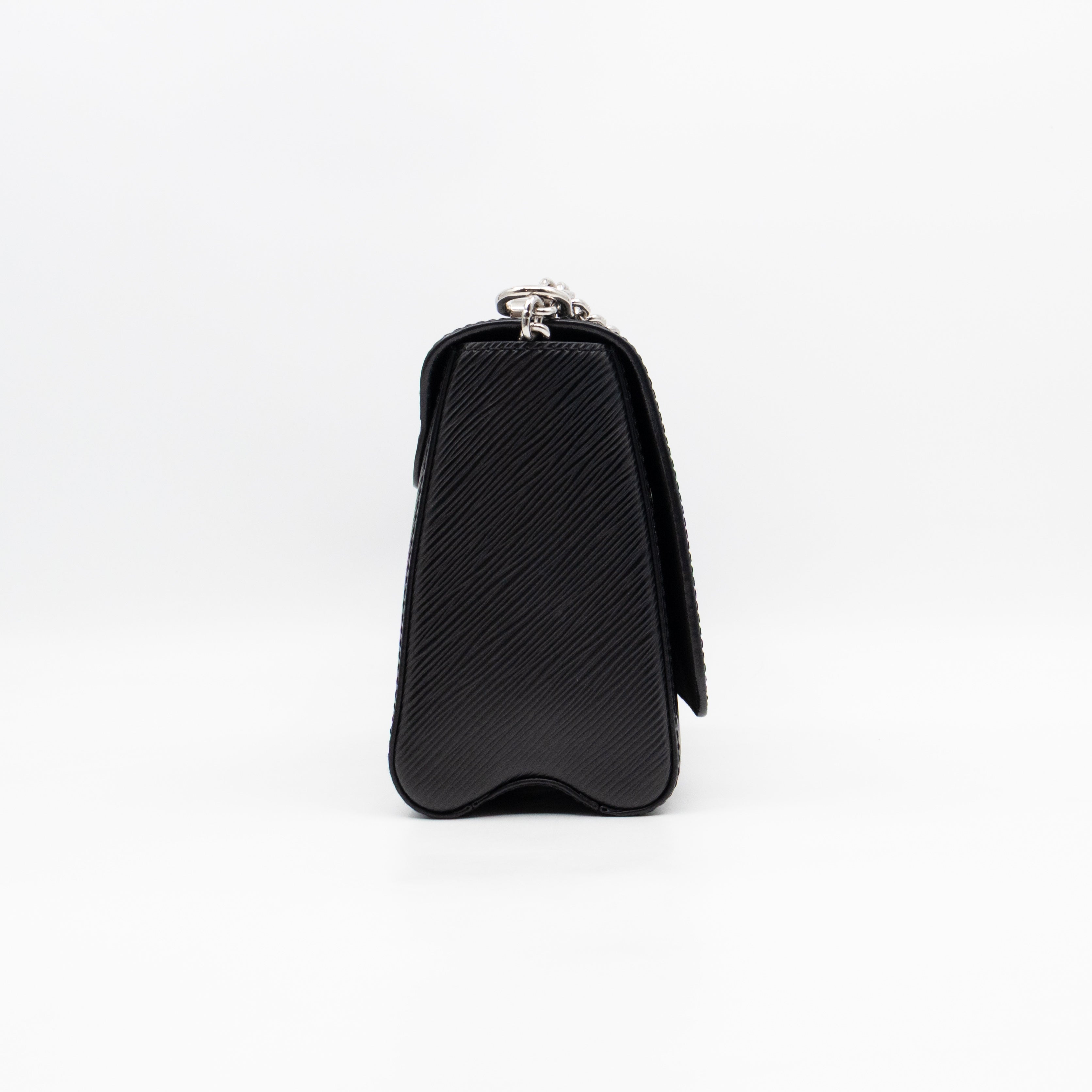 Twist MM Black Epi Leather Silver