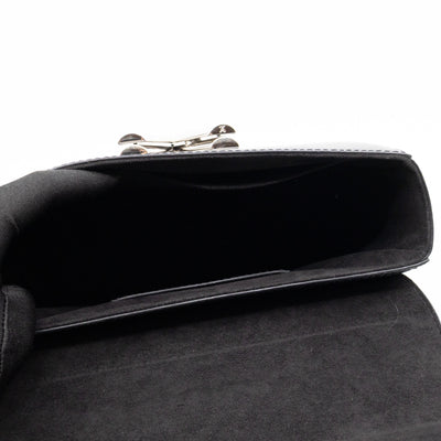 Twist MM Black Epi Leather Silver