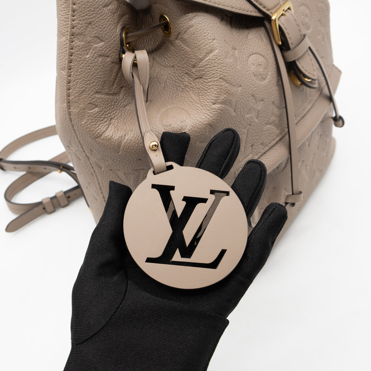 Louis Vuitton Montsouris NM PM Backpack Tourterelle Monogram  display picture 3
