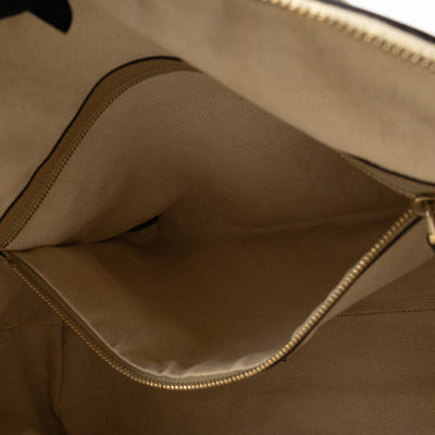 Nice Dome Satchel GG Supreme Beige Leather